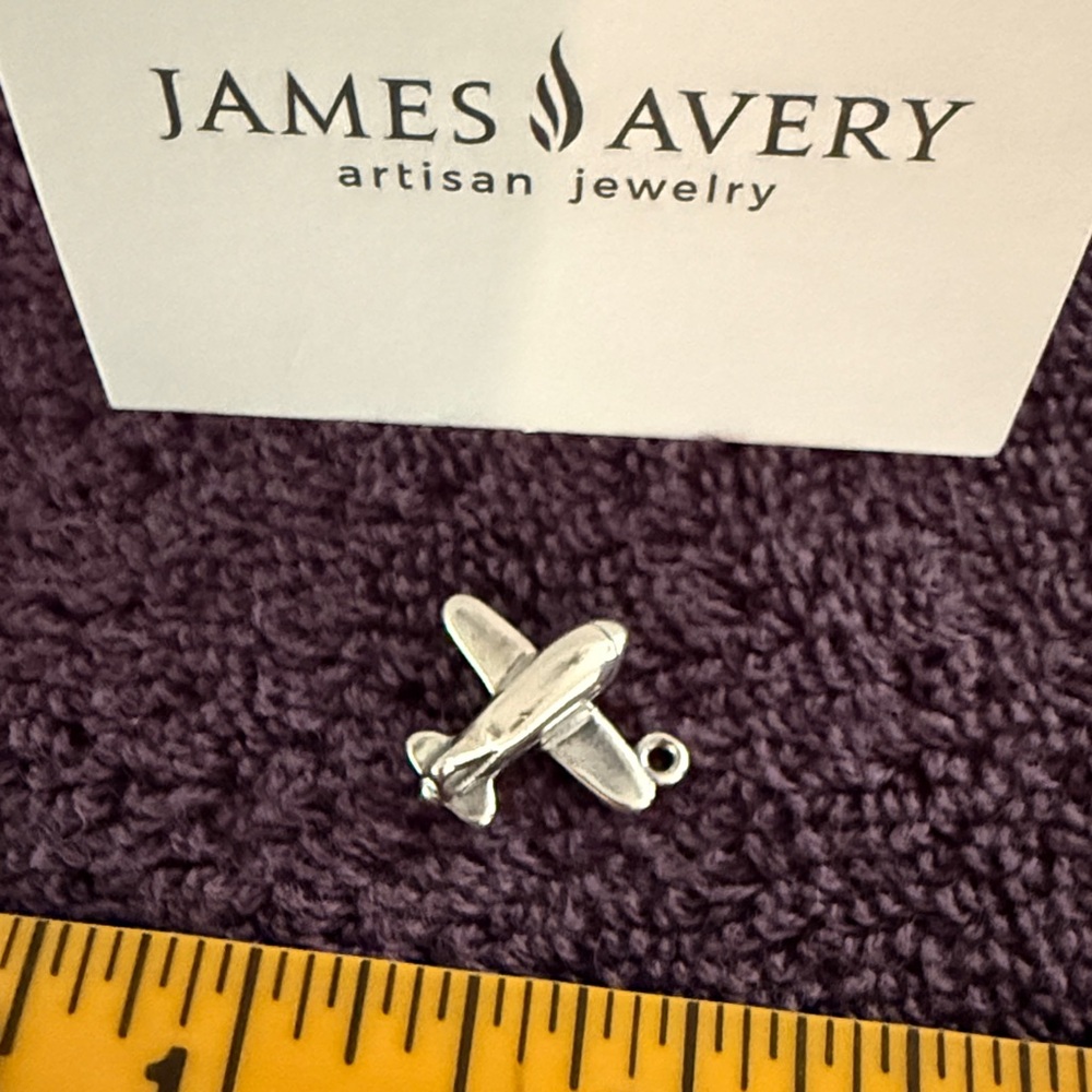 James Avery Silver Airplane Pendant - Picture 3 of 3